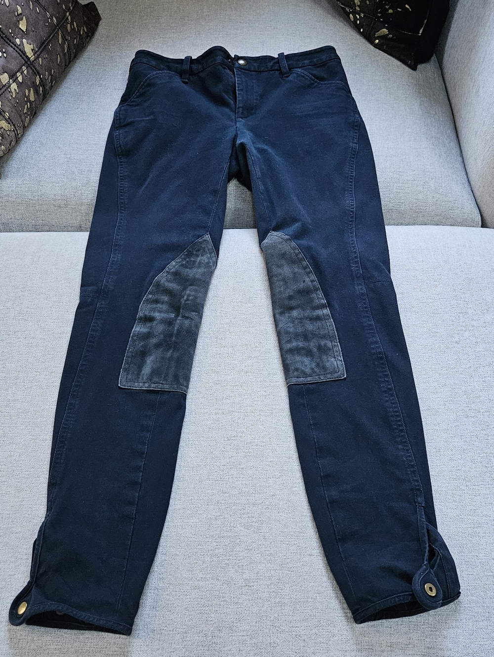 Size 2 Ralph Lauren Navy Cotton Riding Breeches